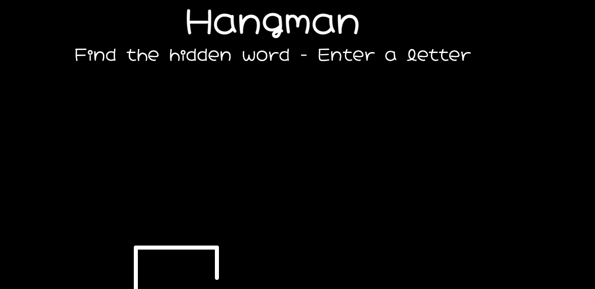Hangman puzzle game